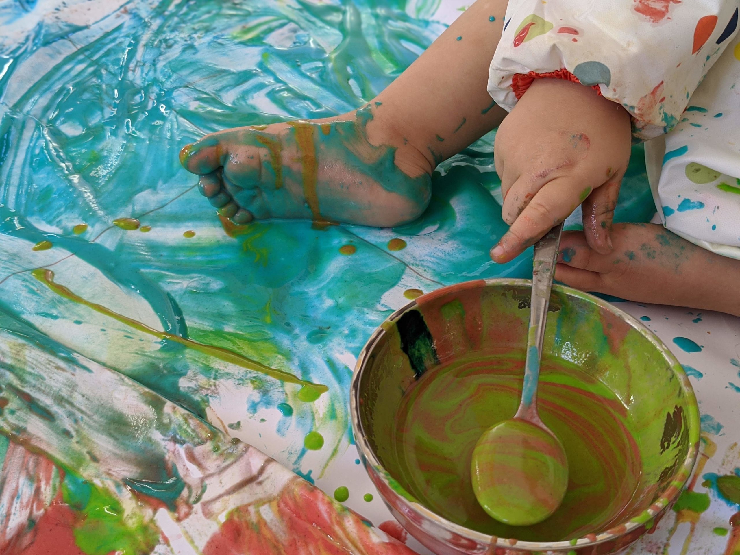 Ateliers peinture bébé !